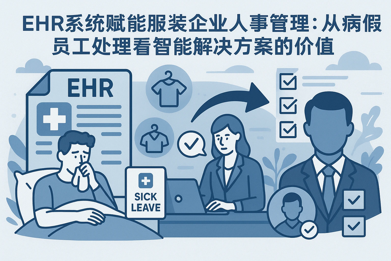 EHR系统赋能服装企业人事管理：从病假员工处理看智能解决方案的价值