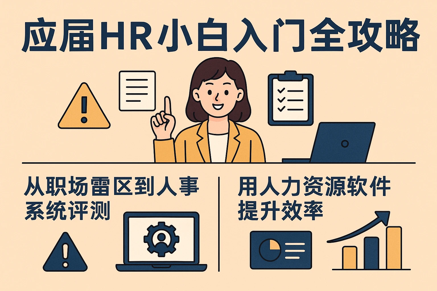 应届HR小白入门全攻略：从职场雷区到人事系统评测，用人力资源软件提升效率