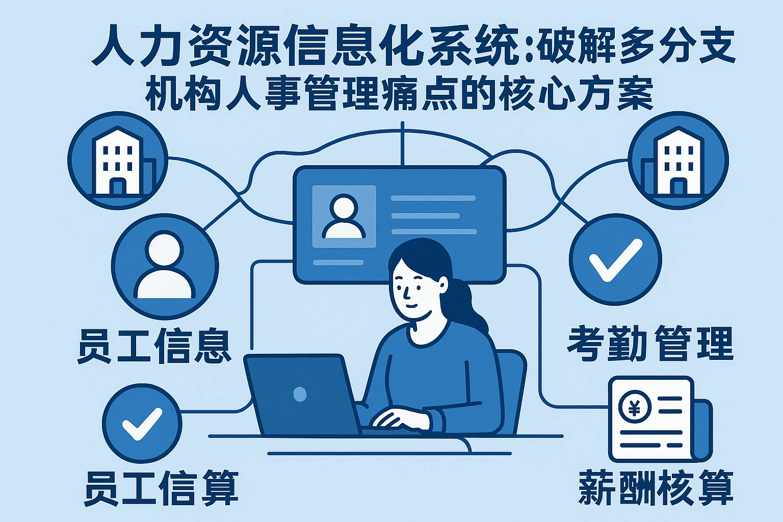 人力资源信息化系统：破解多分支机构人事管理痛点的核心方案