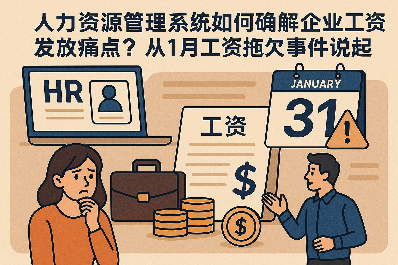 人力资源管理系统如何破解企业工资发放痛点？从1月工资拖欠事件说起
