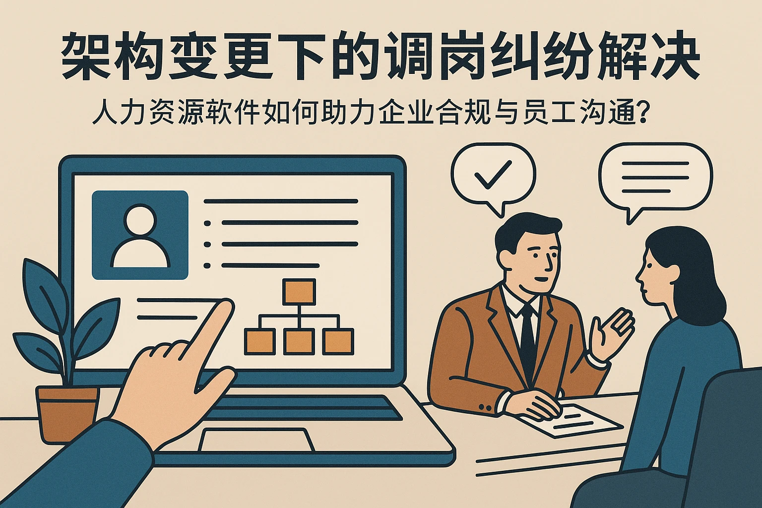 架构变更下的调岗纠纷解决：人力资源软件如何助力企业合规与员工沟通？