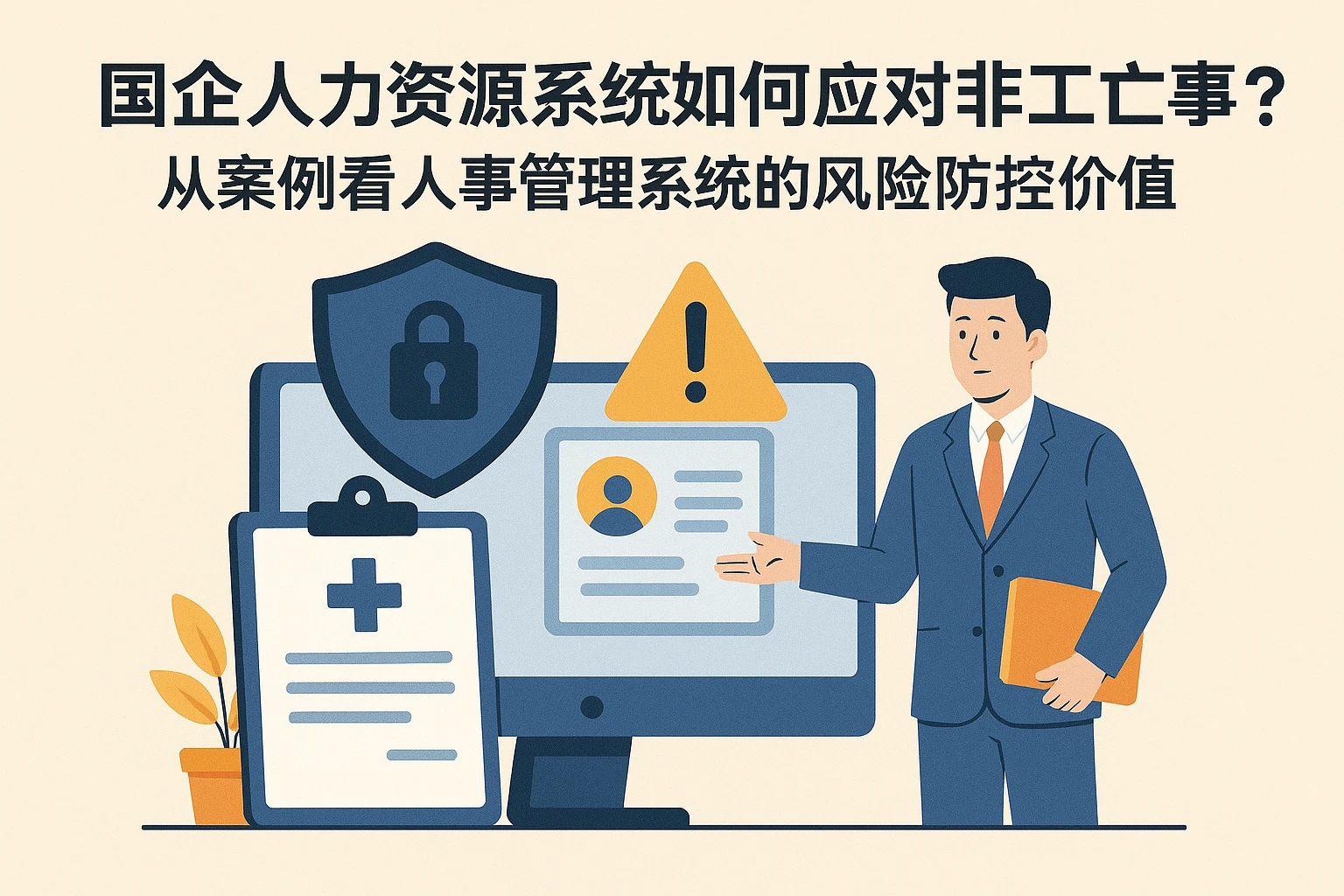 国企人力资源系统如何应对非工亡事件？从案例看人事管理系统的风险防控价值