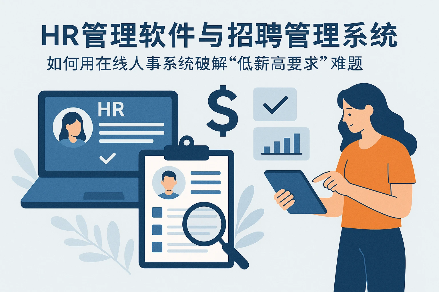 HR管理软件与招聘管理系统：如何用在线人事系统破解“低薪高要求”难题