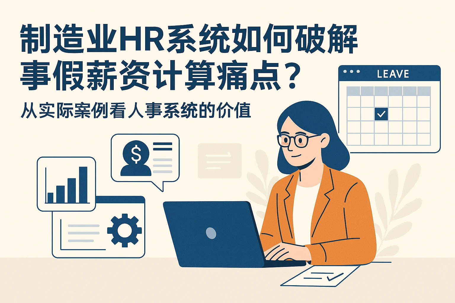 制造业HR系统如何破解事假薪资计算痛点？从实际案例看人事系统的价值
