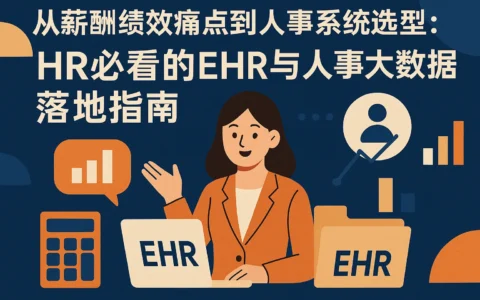 从薪酬绩效痛点到人事系统选型：HR必看的EHR与人事大数据落地指南
