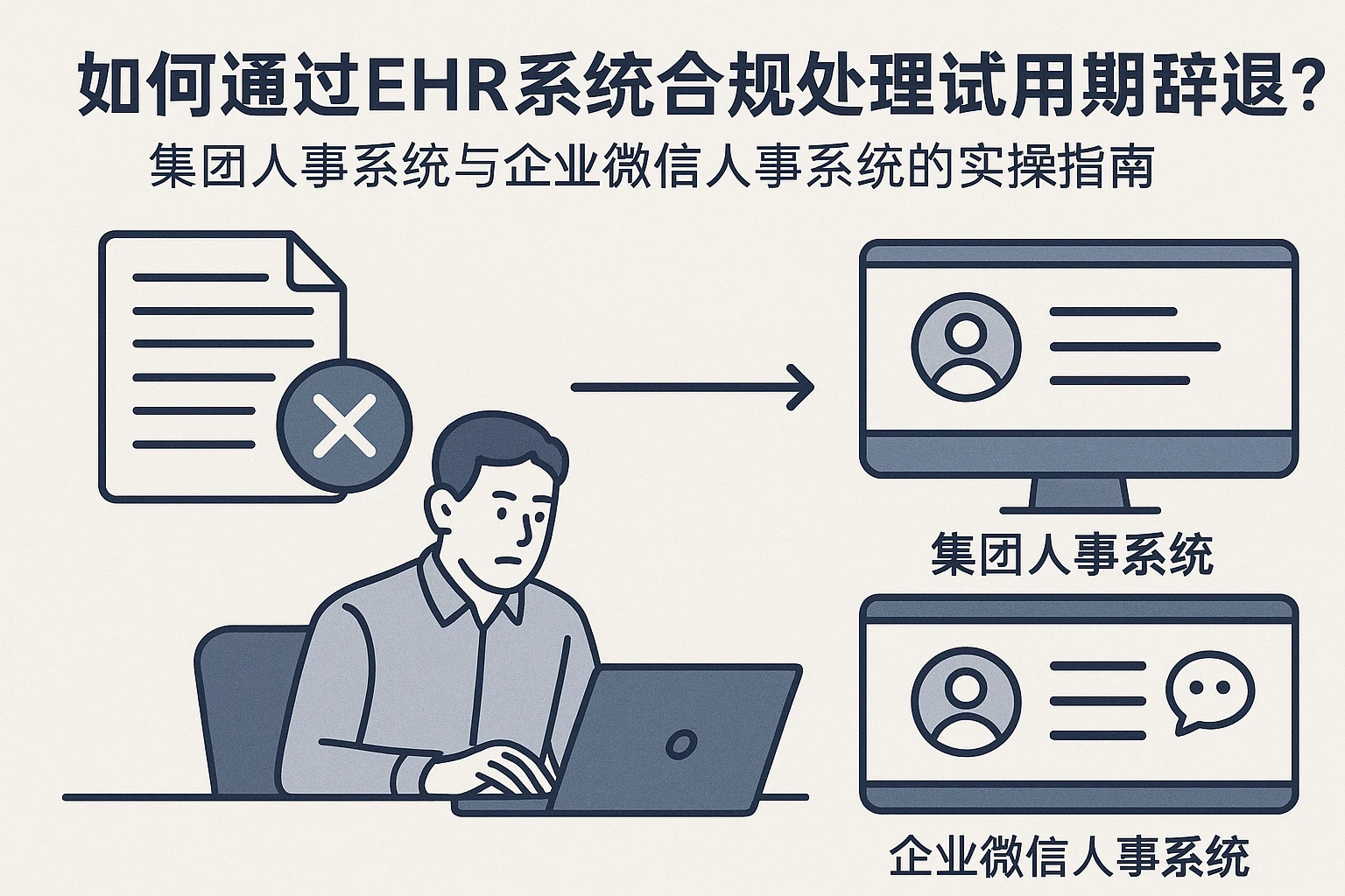 如何通过EHR系统合规处理试用期辞退？集团人事系统与企业微信人事系统的实操指南