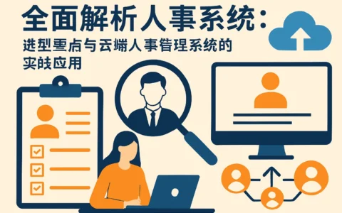 全面解析人事系统：选型要点与云端人事管理系统的实践应用