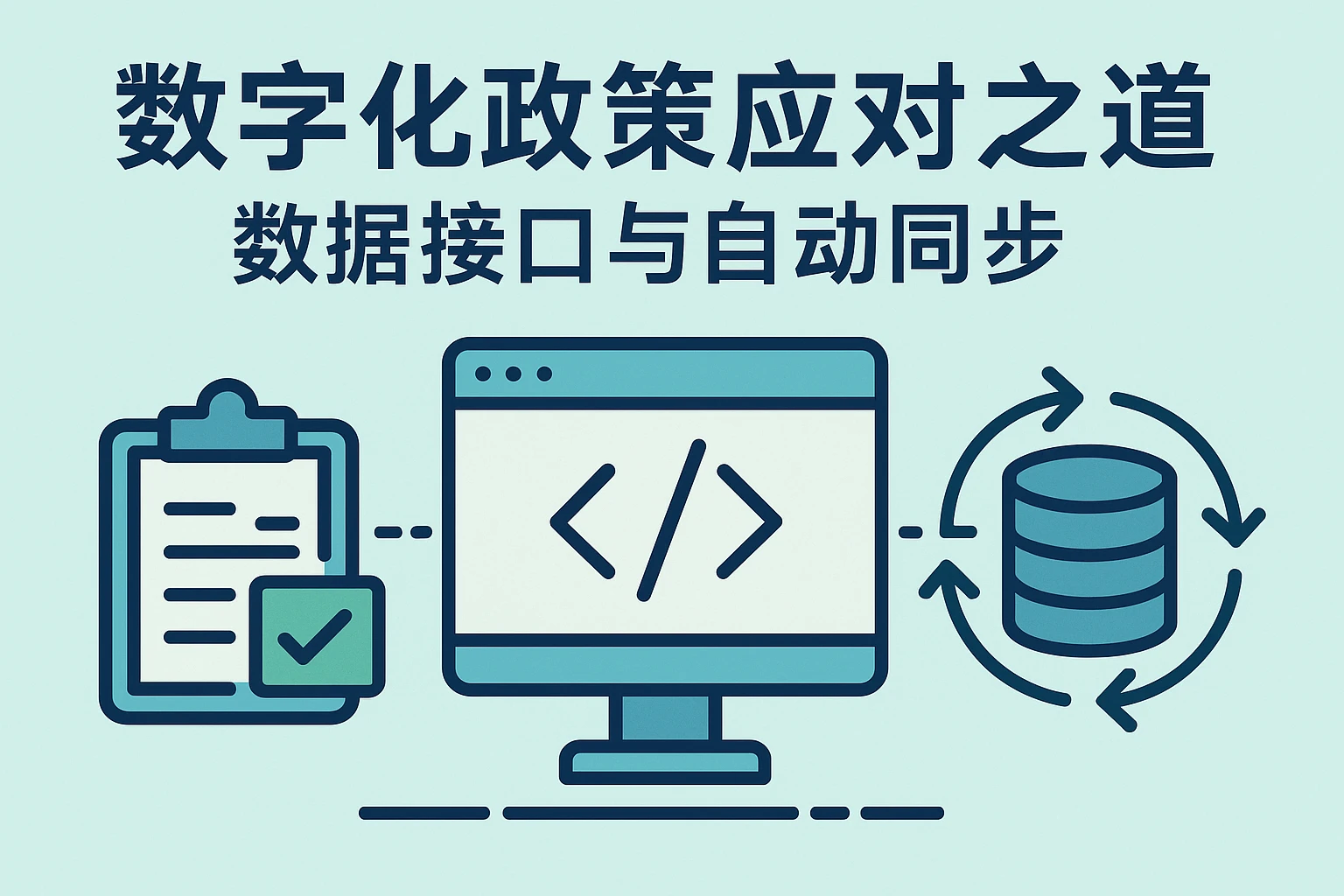 数字化政策应对之道：数据接口与自动同步