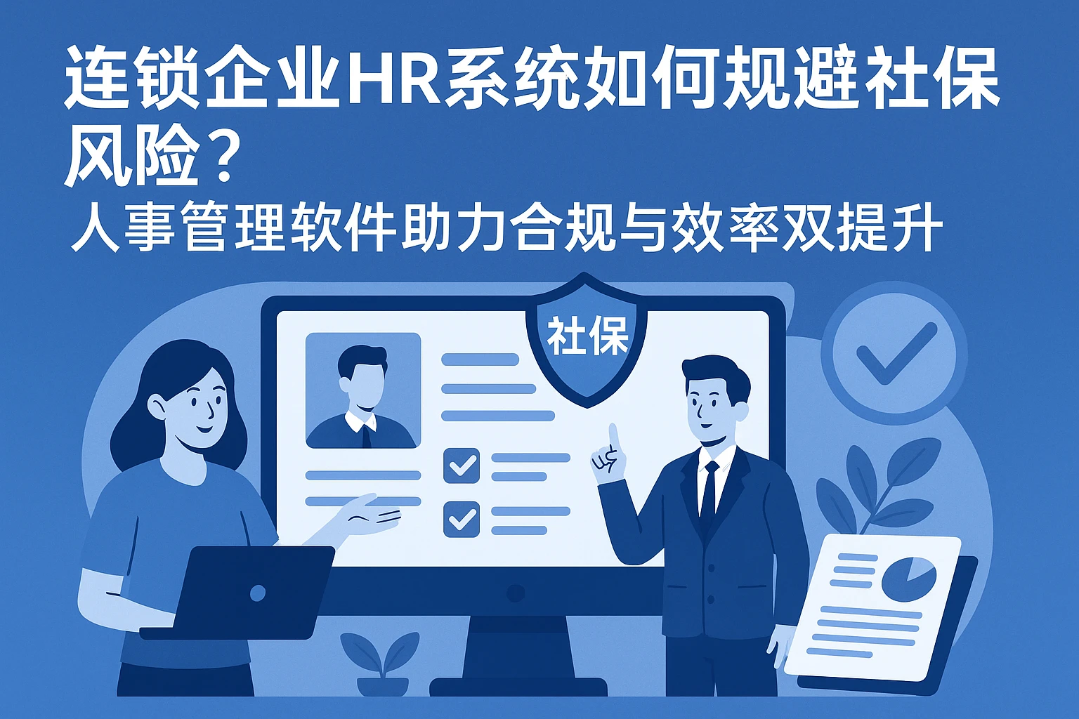 连锁企业HR系统如何规避社保风险？人事管理软件助力合规与效率双提升