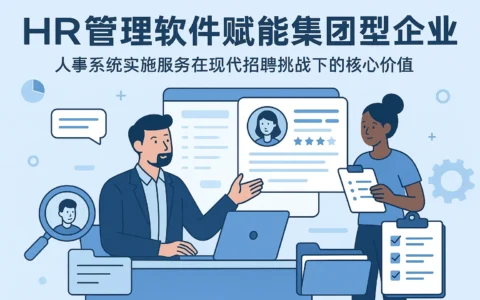 HR管理软件赋能集团型企业：人事系统实施服务在现代招聘挑战下的核心价值
