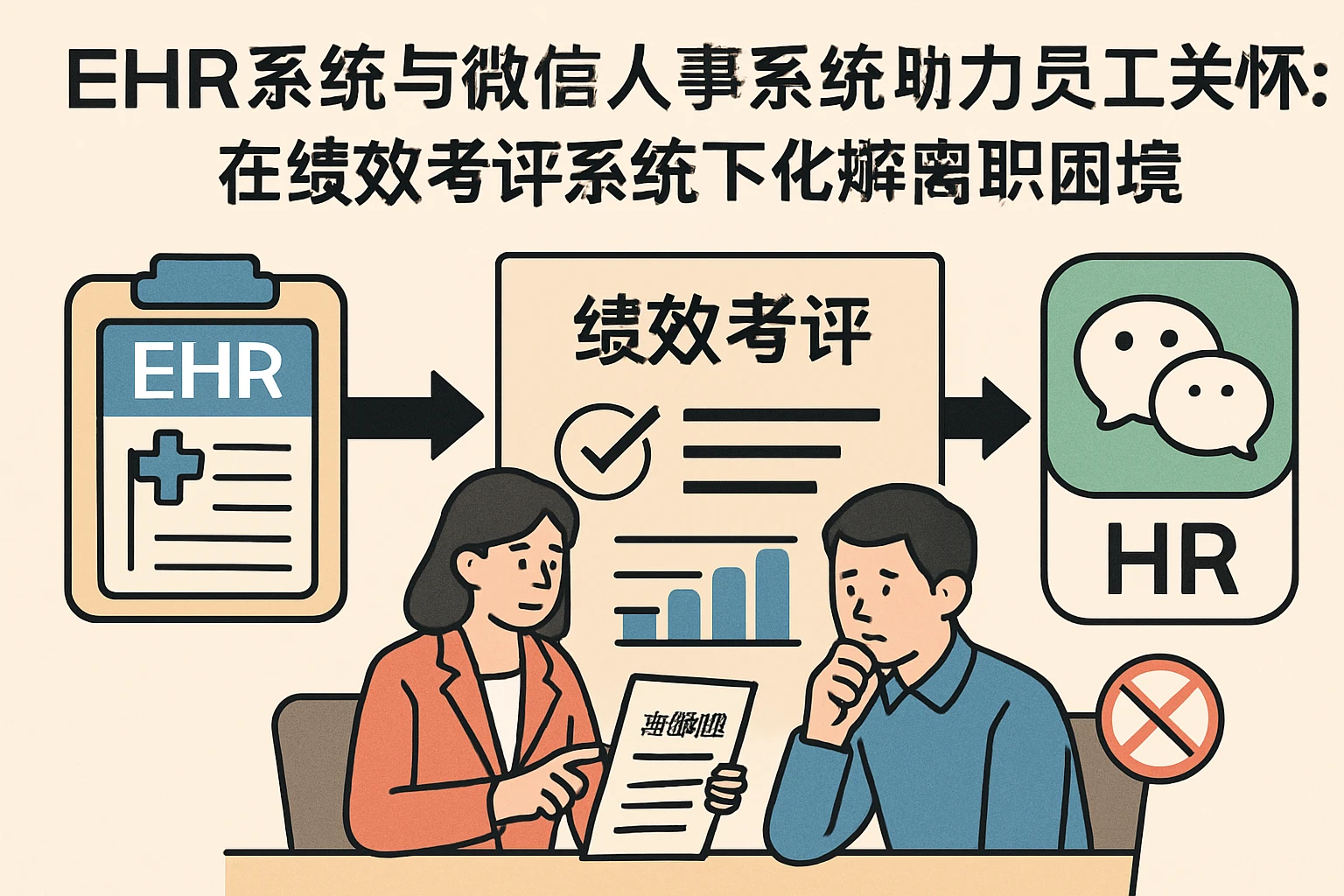 EHR系统与微信人事系统助力员工关怀：在绩效考评系统下化解离职困境