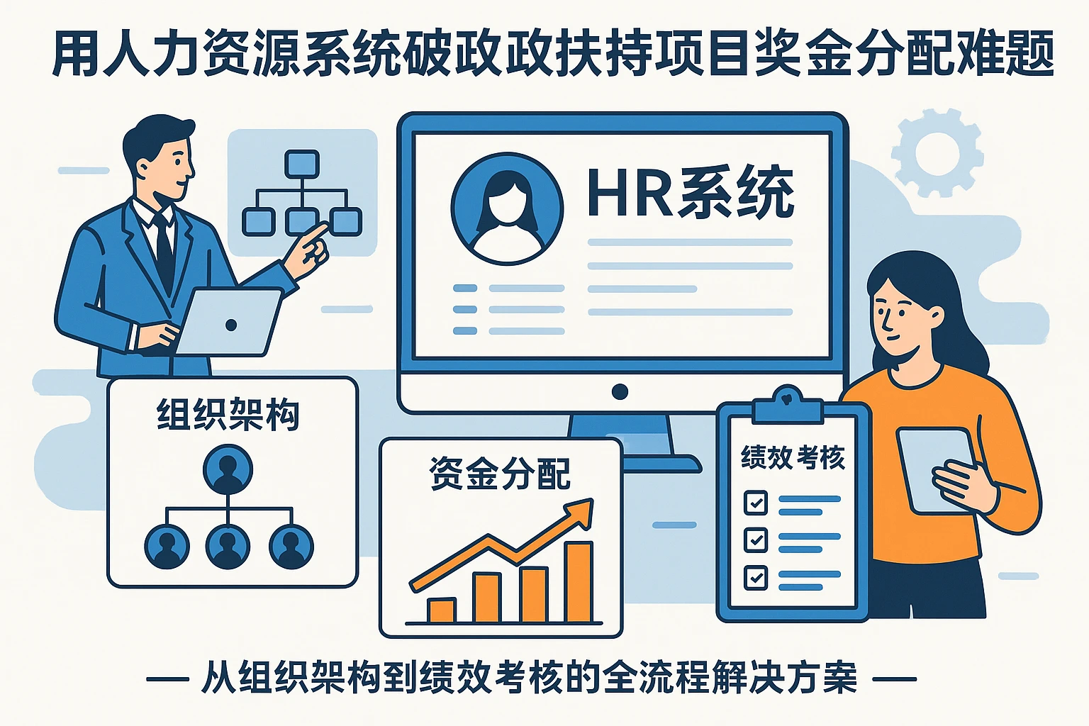 用人力资源系统破解政府扶持项目奖金分配难题：从组织架构到绩效考核的全流程解决方案