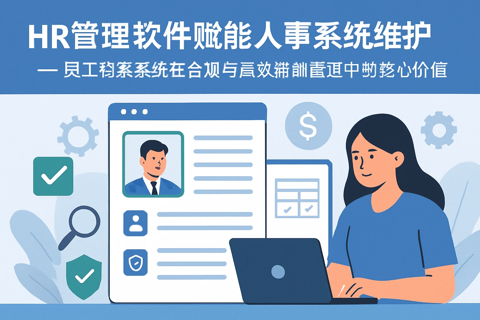 HR管理软件赋能人事系统维护：员工档案系统在合规与高效薪酬管理中的核心价值