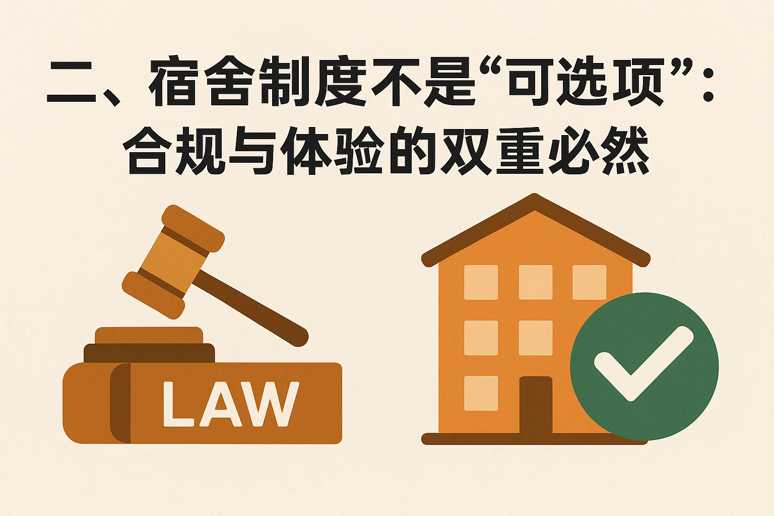 二、宿舍制度不是“可选项”：合规与体验的双重必然
