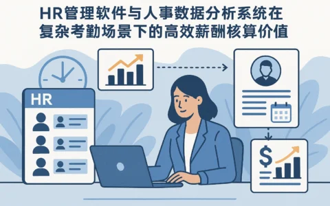 HR管理软件与人事数据分析系统在复杂考勤场景下的高效薪酬核算价值