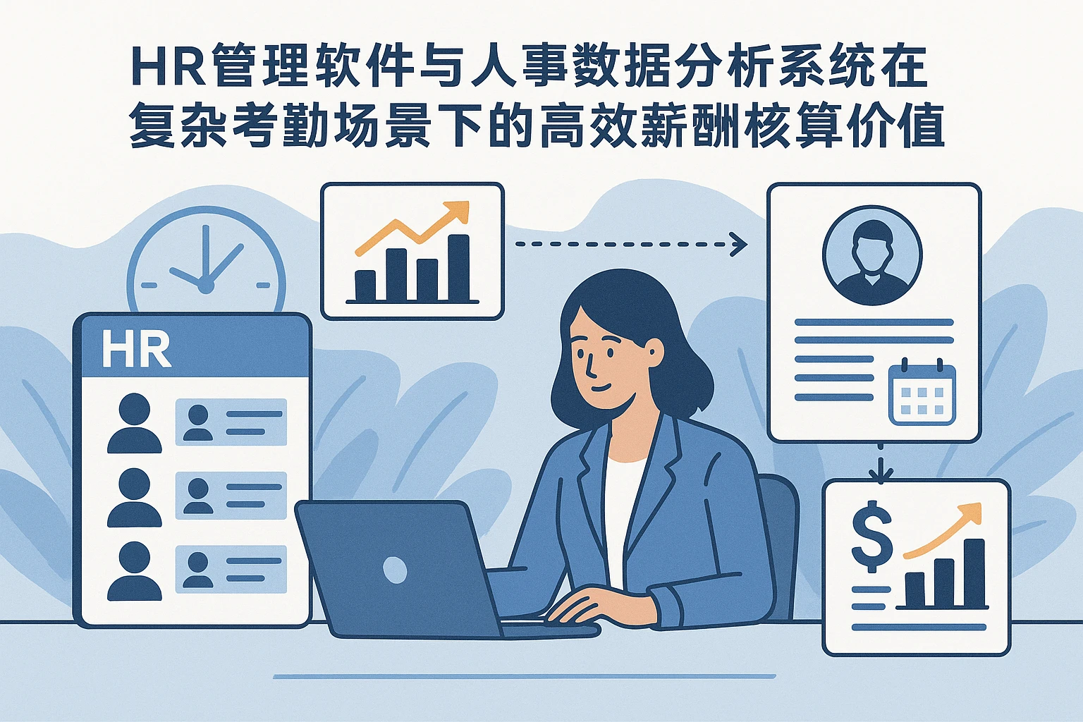 HR管理软件与人事数据分析系统在复杂考勤场景下的高效薪酬核算价值