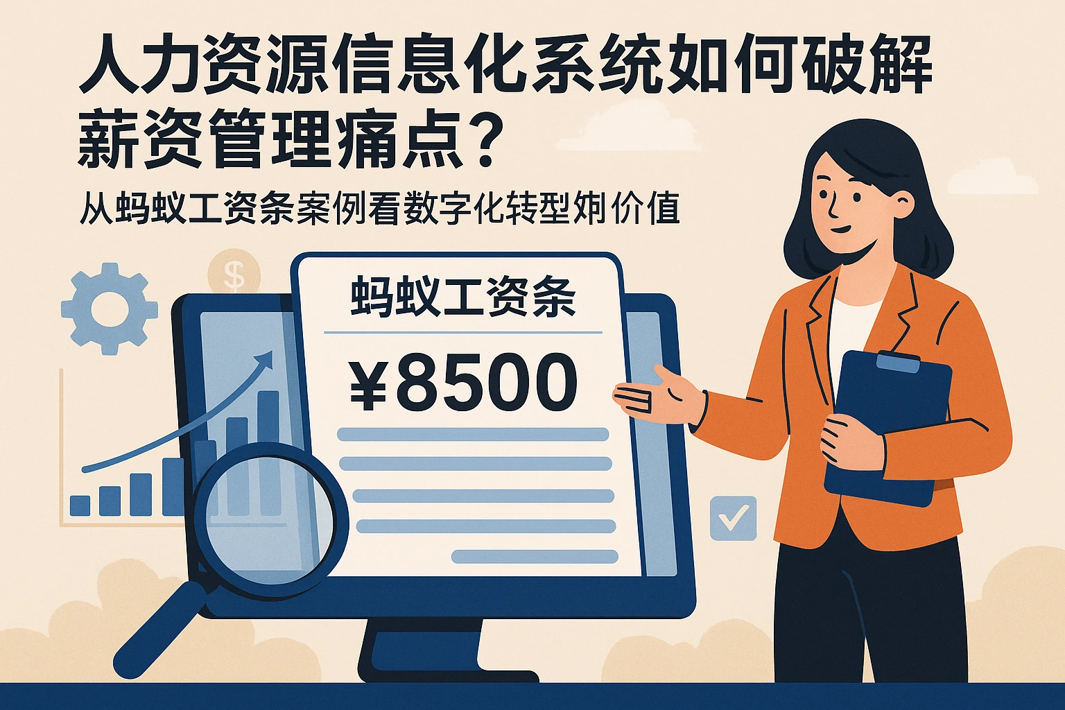 人力资源信息化系统如何破解薪资管理痛点？从蚂蚁工资条案例看数字化转型价值