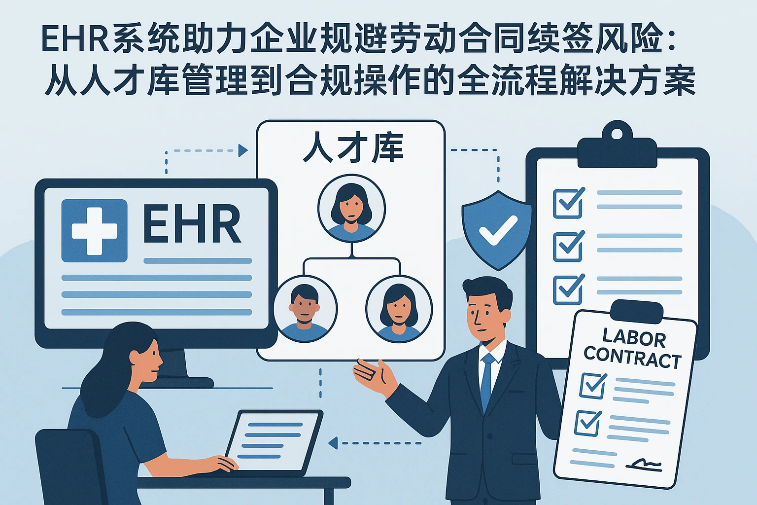 EHR系统助力企业规避劳动合同续签风险：从人才库管理到合规操作的全流程解决方案