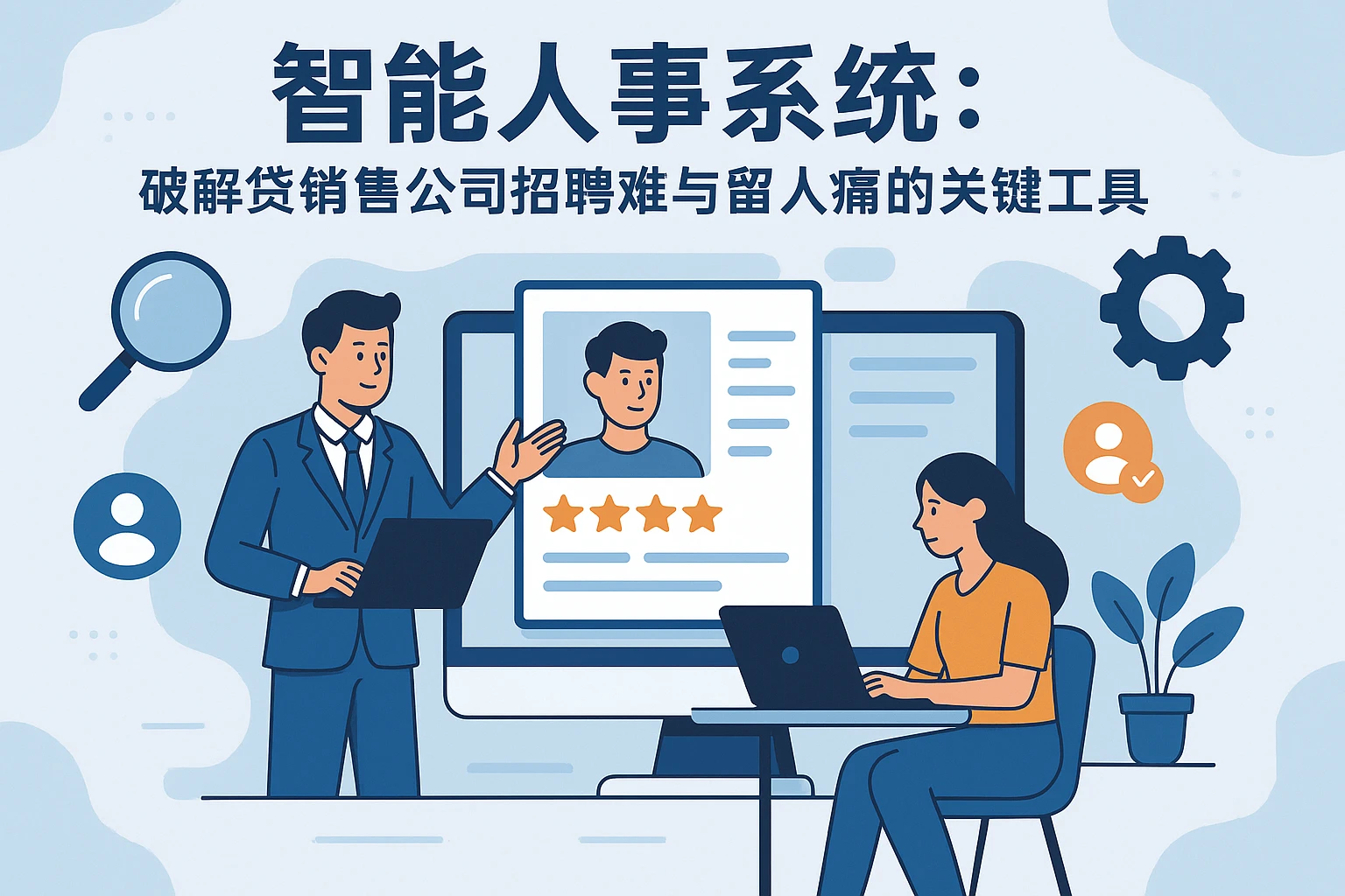 智能人事系统：破解贷款销售公司招聘难与留人痛的关键工具