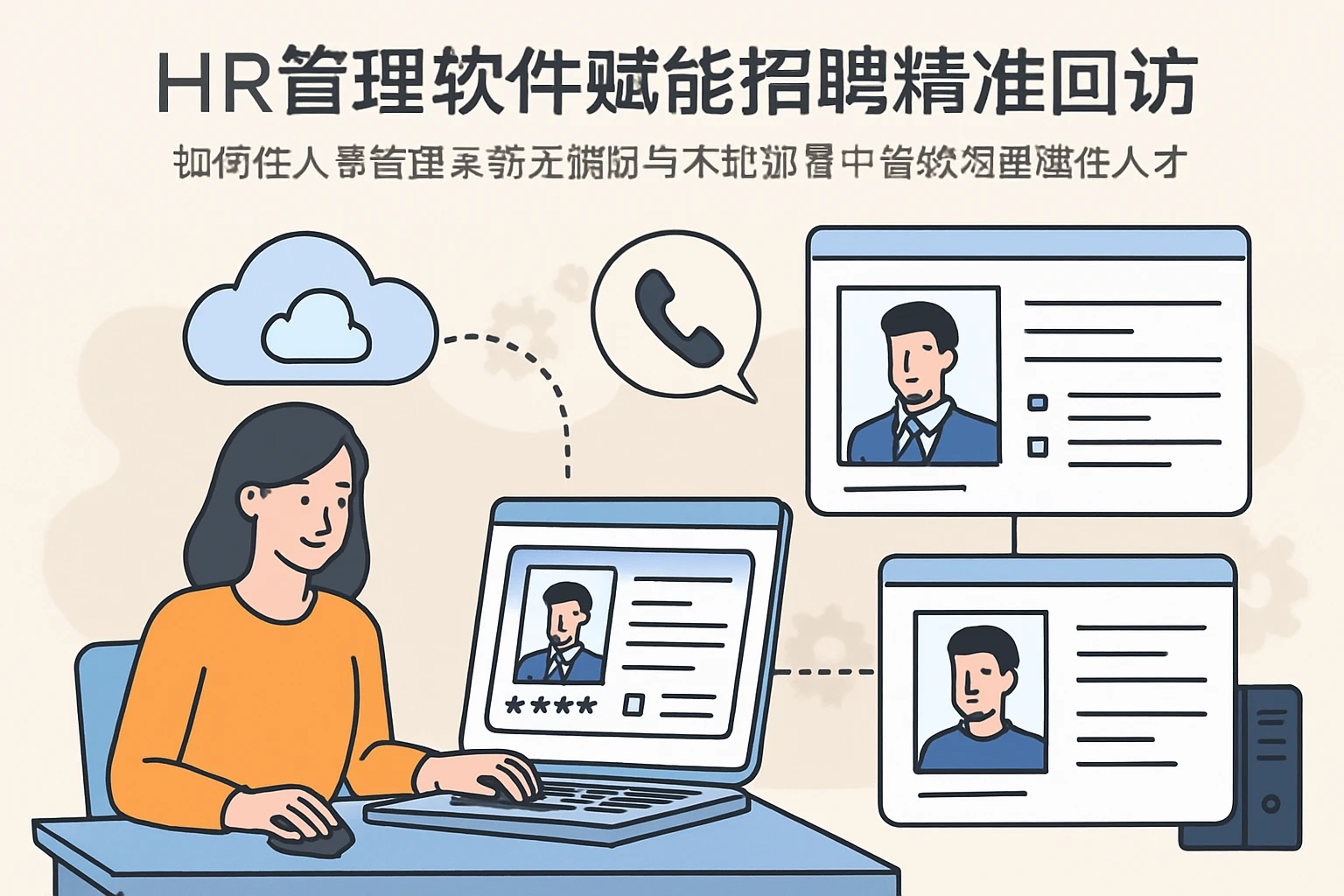 HR管理软件赋能招聘精准回访：如何在人事管理系统云端版与本地部署中高效沟通潜在人才