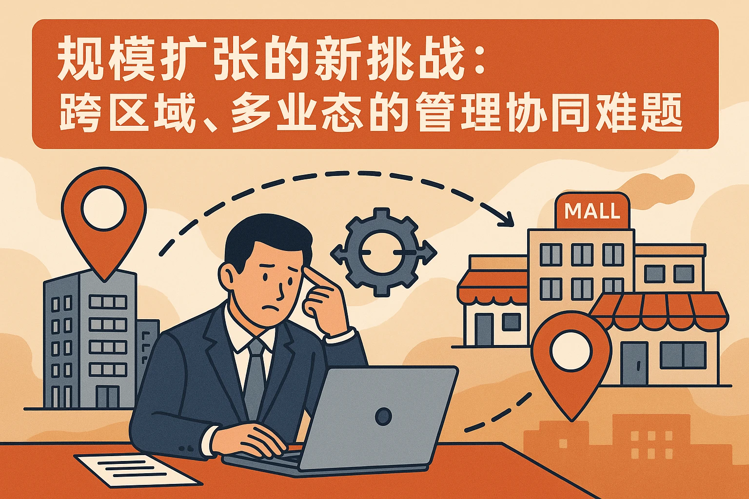 2. 规模扩张的新挑战：跨区域、多业态的管理协同难题