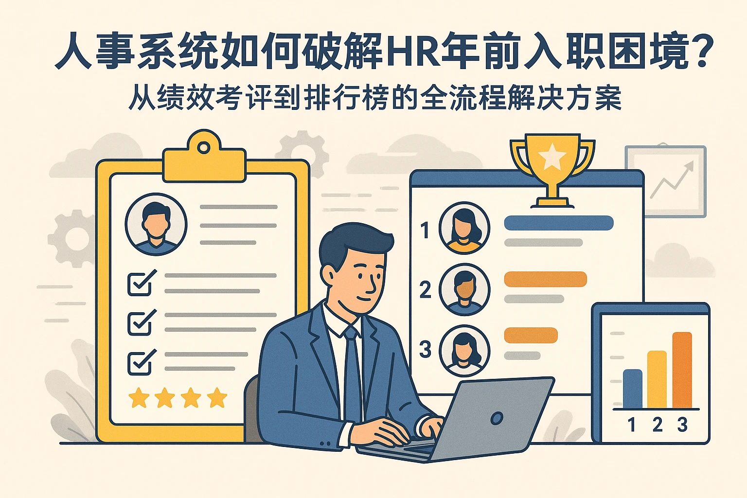 人事系统如何破解HR年前入职困境？从绩效考评到排行榜的全流程解决方案
