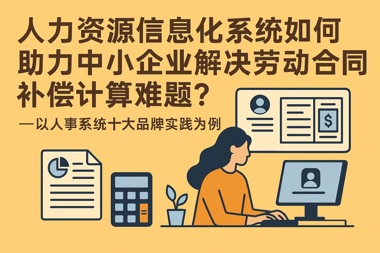 人力资源信息化系统如何助力中小企业解决劳动合同补偿计算难题？——以人事系统十大品牌实践为例