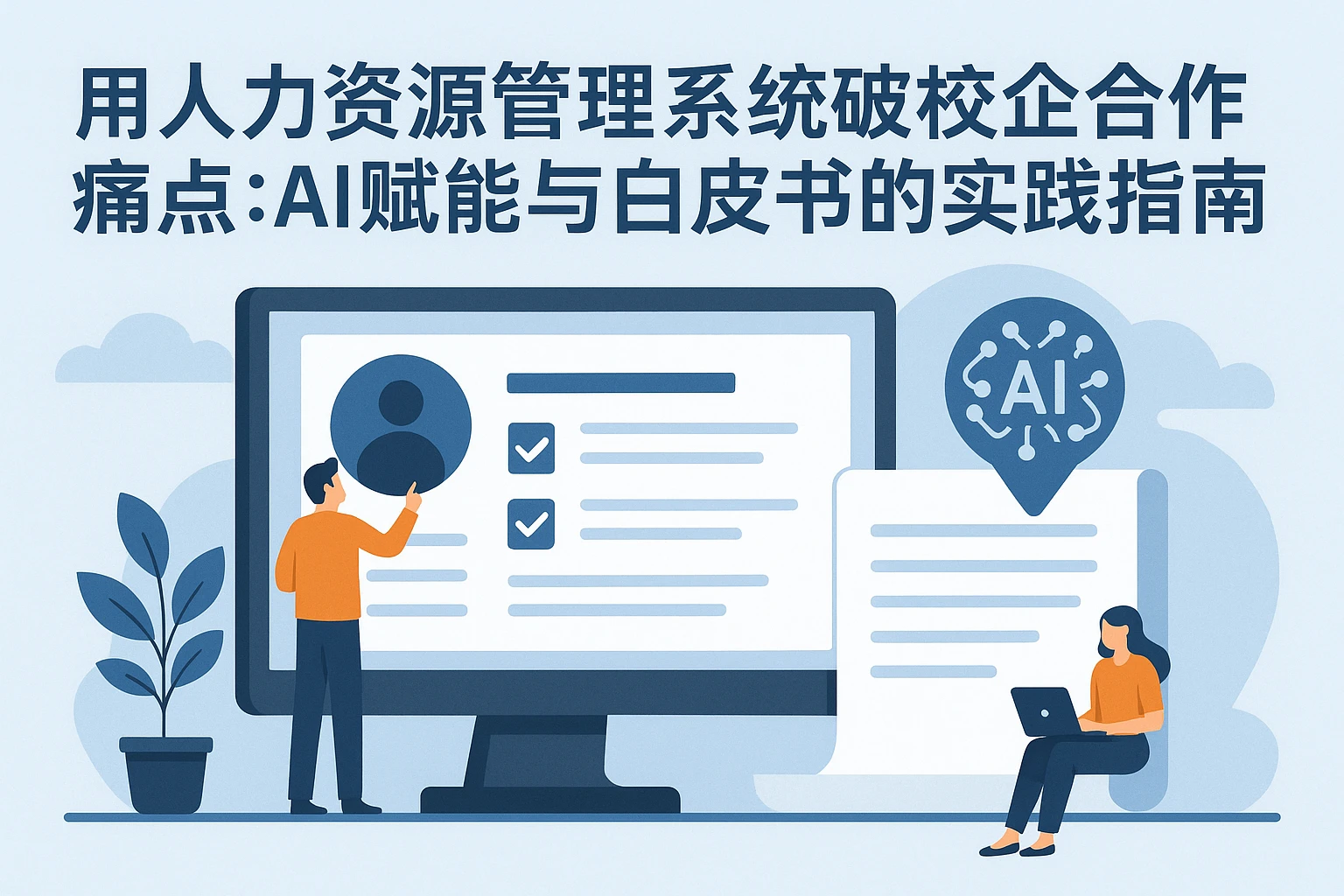 用人力资源管理系统破解校企合作痛点：AI赋能与白皮书的实践指南