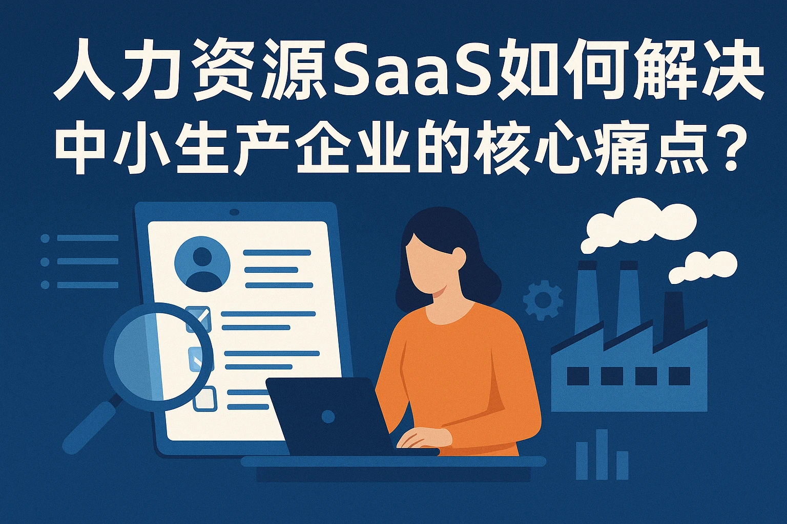 2. 人力资源SaaS如何解决中小生产企业的核心痛点？