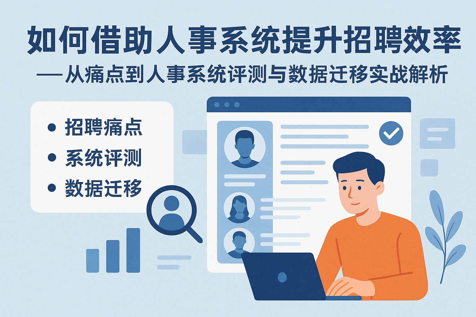 如何借助人事系统提升招聘效率——从痛点到人事系统评测与数据迁移实战解析