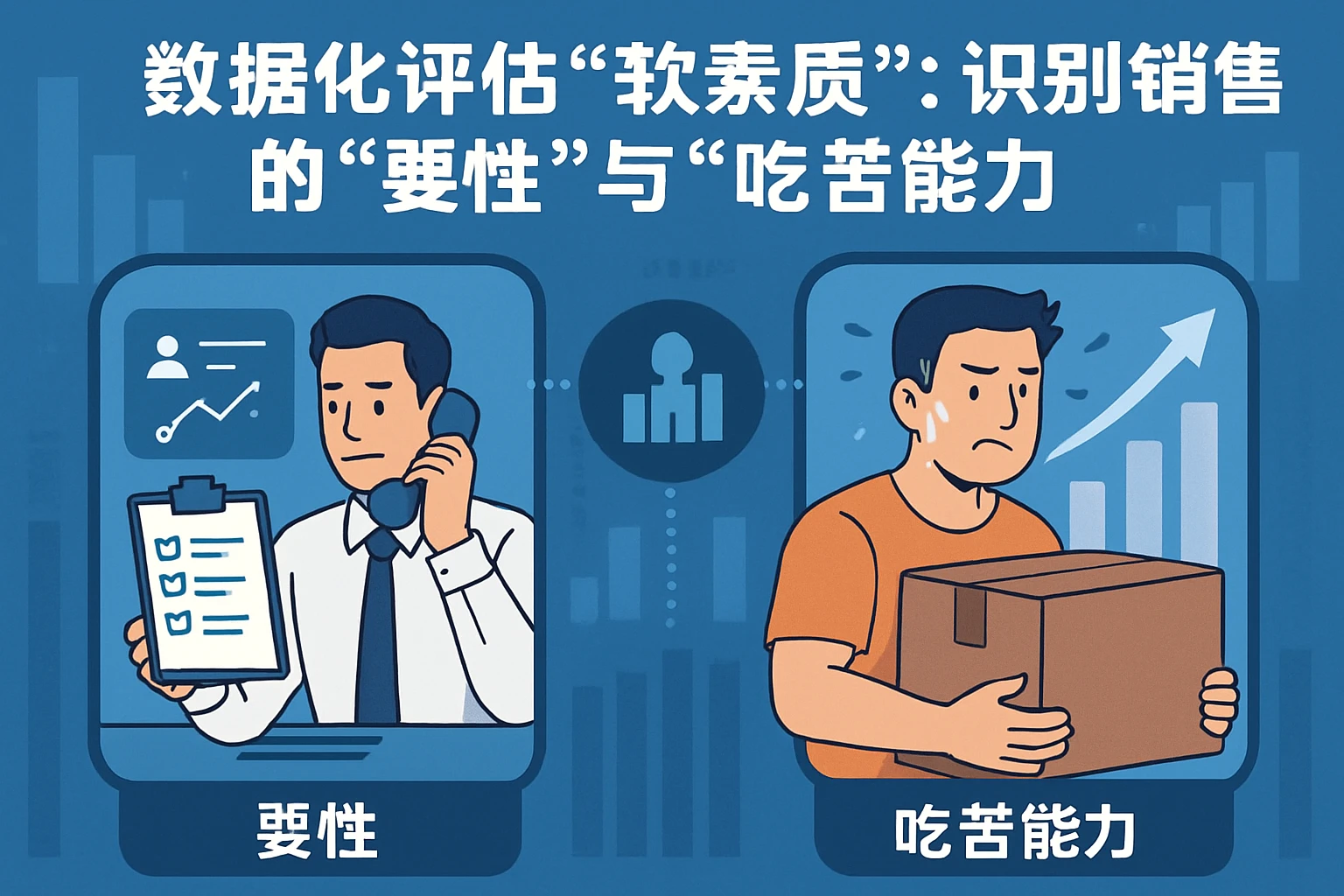 2. 数据化评估“软素质”：识别销售的“要性”与“吃苦能力”