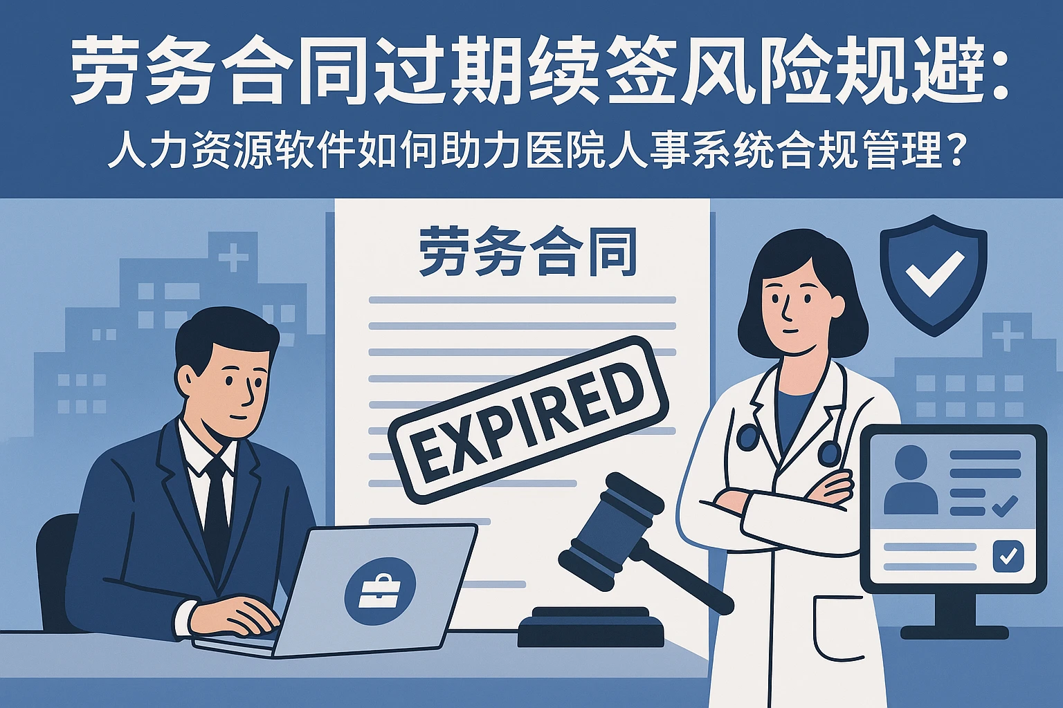 劳务合同过期续签风险规避：人力资源软件如何助力医院人事系统合规管理？
