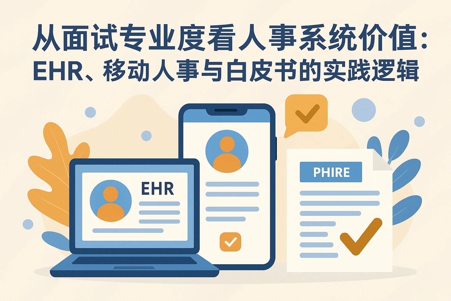 从面试专业度看人事系统价值：EHR、移动人事与白皮书的实践逻辑