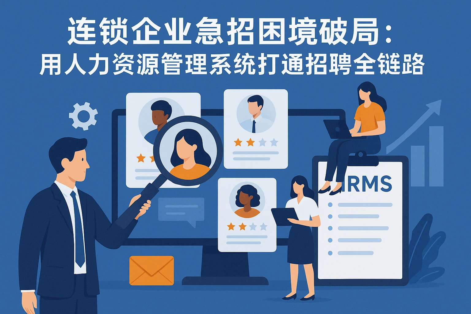 连锁企业急招困境破局：用人力资源管理系统打通招聘全链路