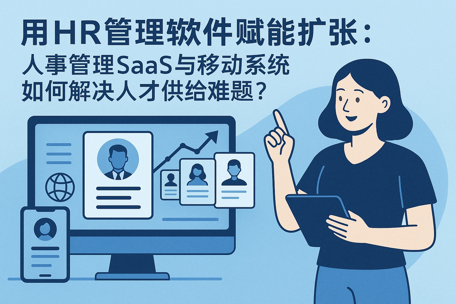 用HR管理软件赋能扩张：人事管理SaaS与移动系统如何解决人才供给难题？