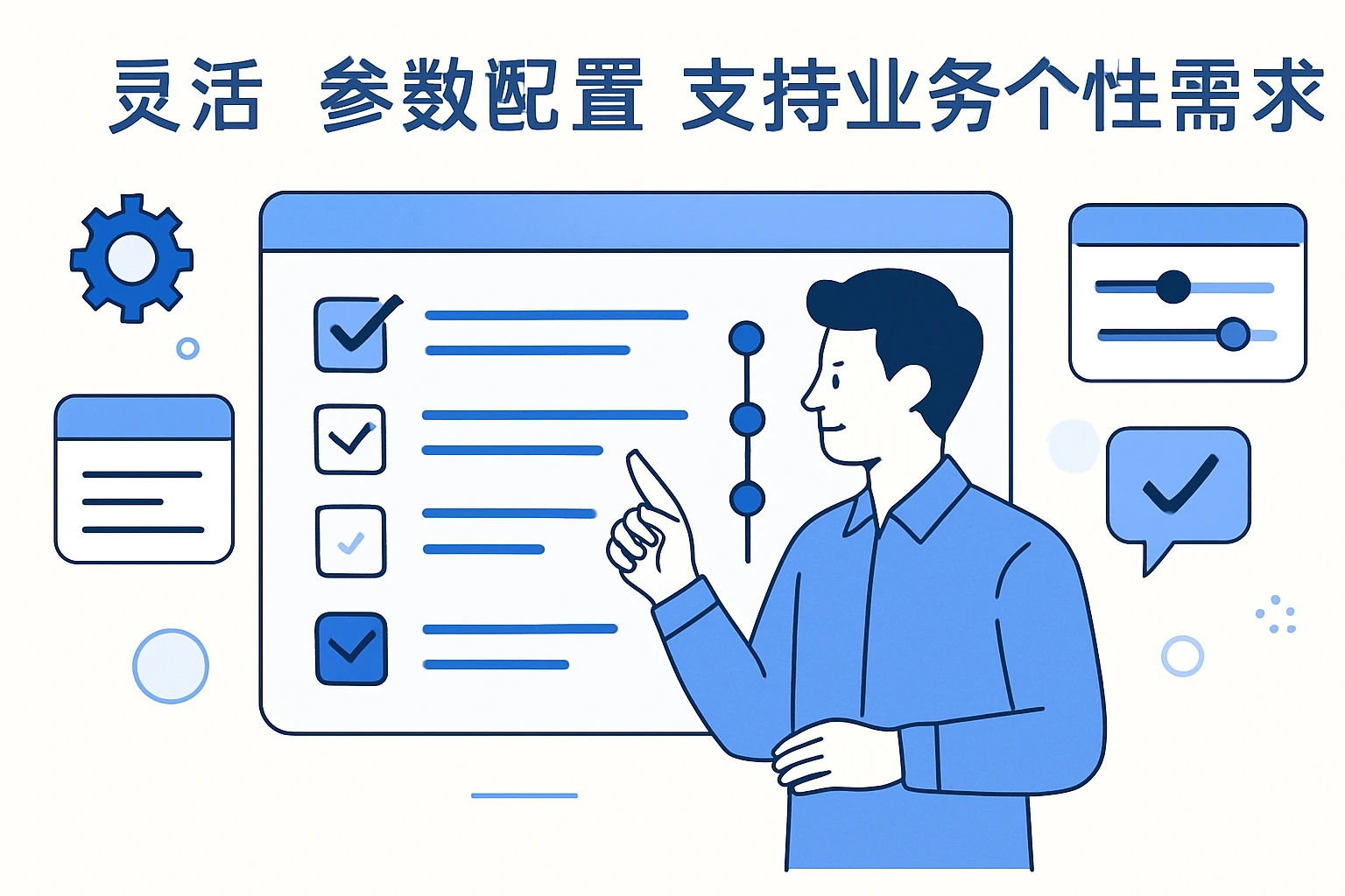 灵活参数配置支持业务个性需求