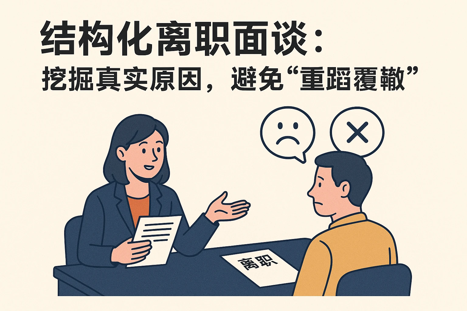 2. 结构化离职面谈：挖掘真实原因，避免“重蹈覆辙”