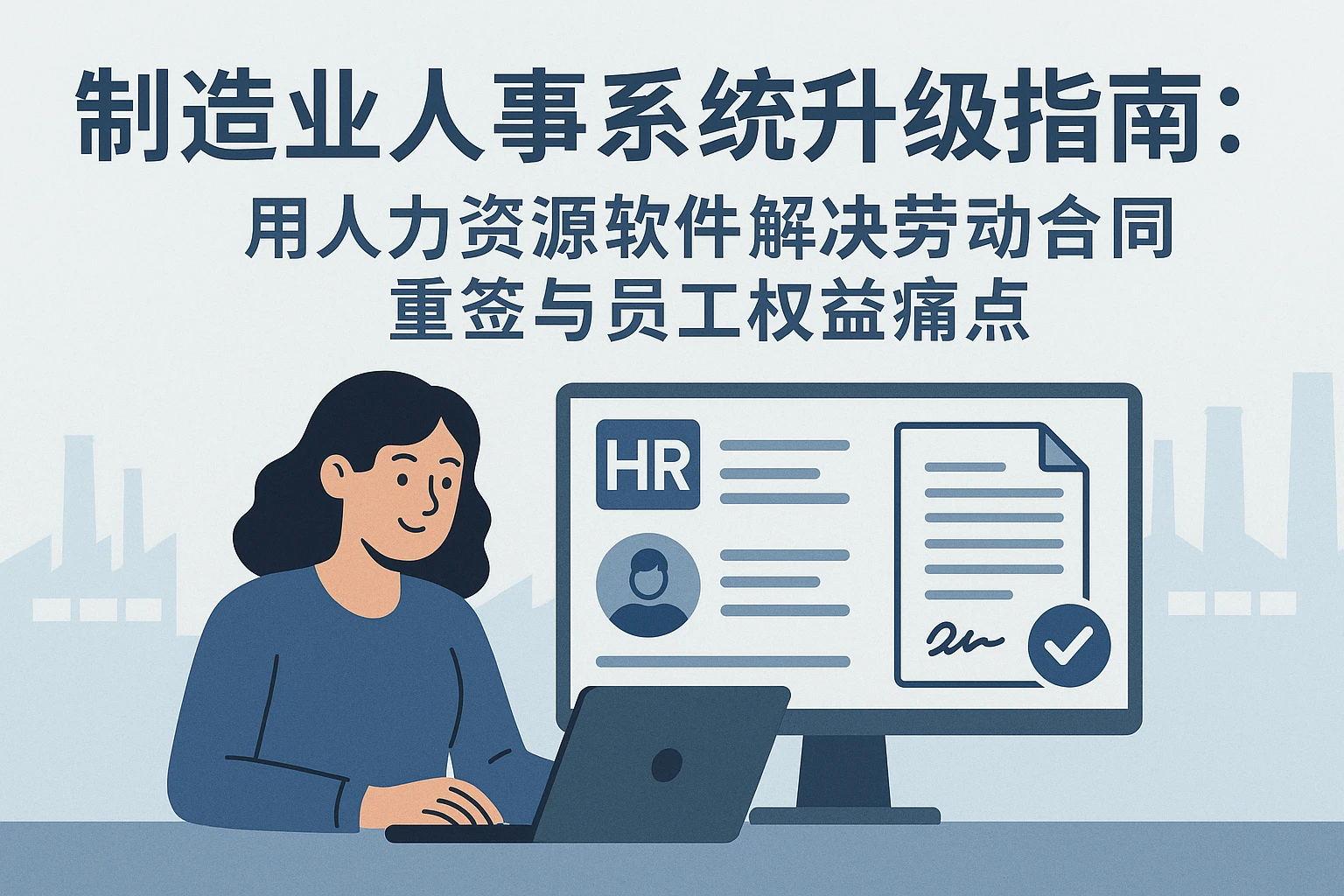 制造业人事系统升级指南：用人力资源软件解决劳动合同重签与员工权益痛点