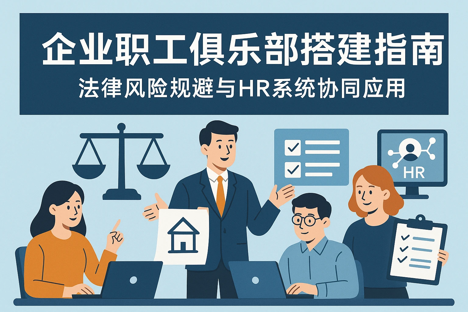 企业职工俱乐部搭建指南：法律风险规避与HR系统协同应用
