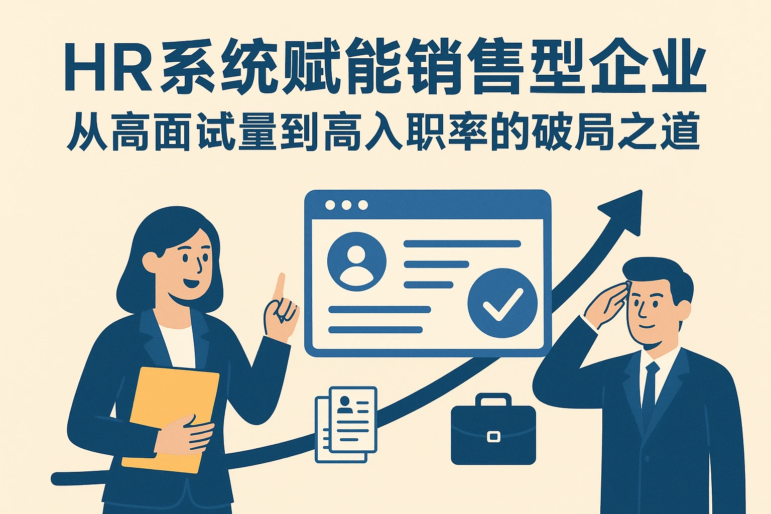 HR系统赋能销售型企业：从高面试量到高入职率的破局之道