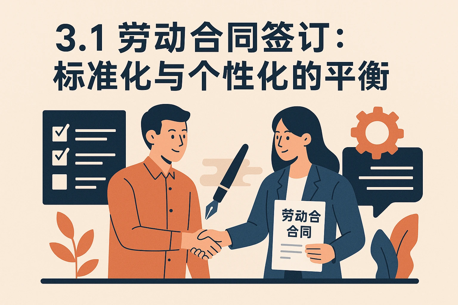 3.1 劳动合同签订：标准化与个性化的平衡