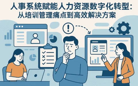 人事系统赋能人力资源数字化转型：从培训管理痛点到高效解决方案