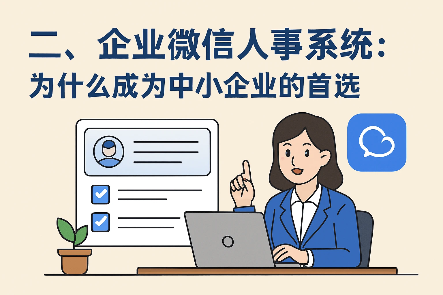 二、企业微信人事系统：为什么成为中小企业的首选