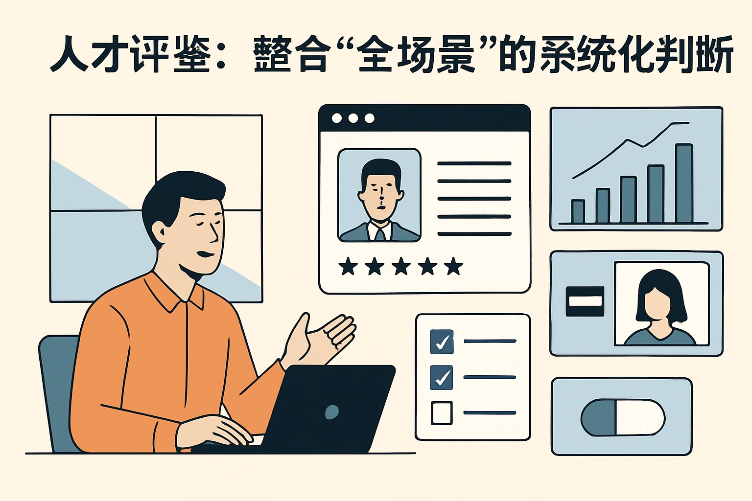 2. 人才评鉴：整合“全场景”的系统化判断