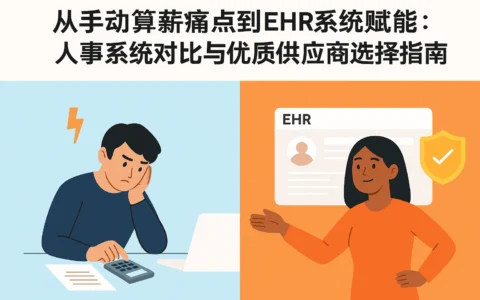 从手动算薪痛点到EHR系统赋能：人事系统对比与优质供应商选择指南
