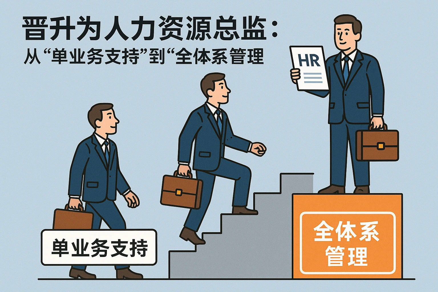 2. 晋升为人力资源总监：从“单业务支持”到“全体系管理”