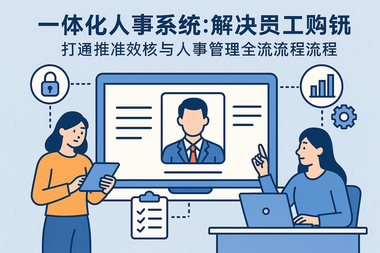 一体化人事系统：解决员工账号绑定痛点，打通绩效考核与人事管理全流程