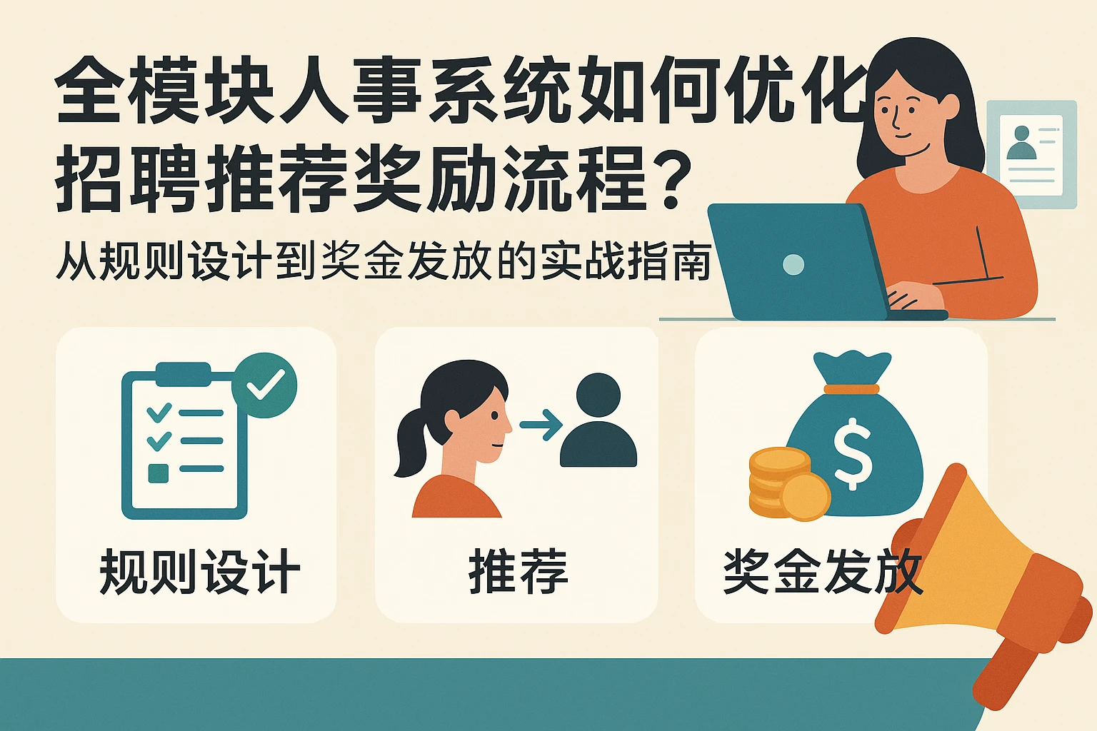 全模块人事系统如何优化招聘推荐奖励流程？——从规则设计到奖金发放的实战指南