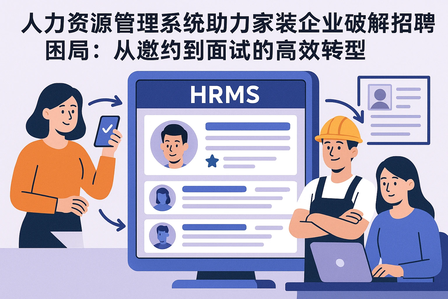 人力资源管理系统助力家装企业破解招聘困局：从邀约到面试的高效转型