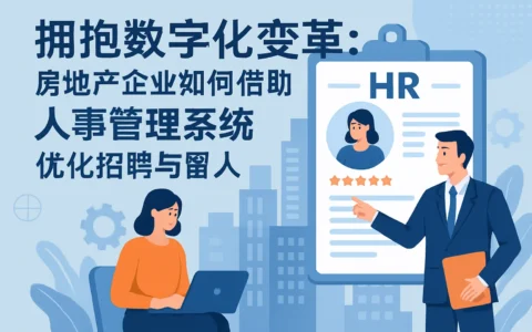拥抱数字化变革：房地产企业如何借助人事管理系统优化招聘与留人